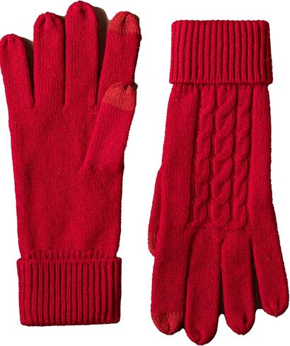 Luxurious 100% Cashmere Touchscreen Gloves for Women | Soft & Warm Ribbed Knit Winter Gloves | Classic Elegant Design in Saudi Arabia