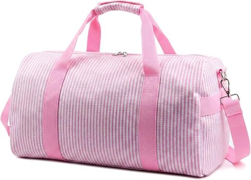 Girls Duffle Bag Kids Weekender Overnight Travel Bags with Shoe Compartment for Girls Dance Bags, Sleepover Bag,Overnight Bag for Teen Girls in Saudi Arabia