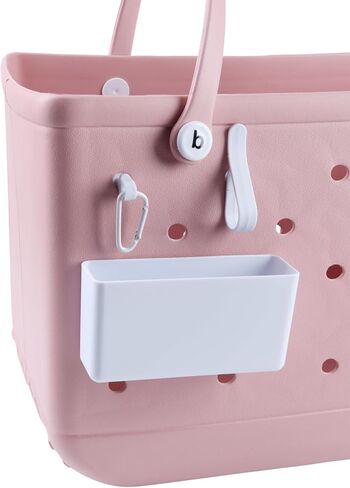 Organizer and Hook Set Charms for Bogg Bag, Insert Holder Accessories for Key Sunglasses Phone, Compatible with Most Beach Tote Bag in Saudi Arabia