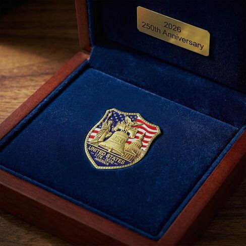 BESPORTBLE 250th Anniversary Challenge Coin: 1776-2026 Commemorative Coins for Collectors - US Veteran Souvenir Anniversary for Men Women 2pcs in Saudi Arabia