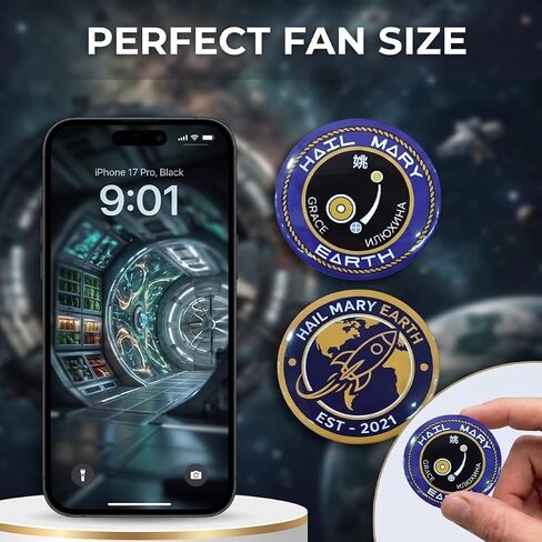 AICase لمشروع Hail Mary Merch، زر دائري مستوحى، لأزرار الأفلام، هدايا، قميص، تي شيرت، سترة، تي شيرت، إكسسوارات، بضائع رقعة للمعجبين، النساء والرجال، عيد ميلاد الأم in Kuwait
