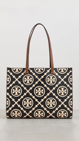 حقيبة Tory Burch النسائية ذات الحروف T Monogram المنقوشة بلون مغاير in Kuwait