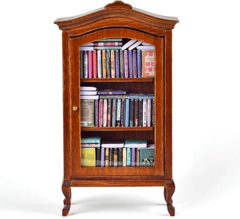 Anxiety Bookshelf, Miniature Bookcase, Stress Bookshelf Mini with 100+ Unique Miniature Books, Mini Brands Books Bookshelf, Gift for Book Lovers in Saudi Arabia