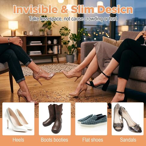 Ball of Foot Cushion Metatarsal Pads for Women, 4 Pairs Anti-Slip Shoe Inserts Forefoot Pads, Heel Cushions to Prevent Feet Sliding for High Heels Comfort, Beige in Kuwait