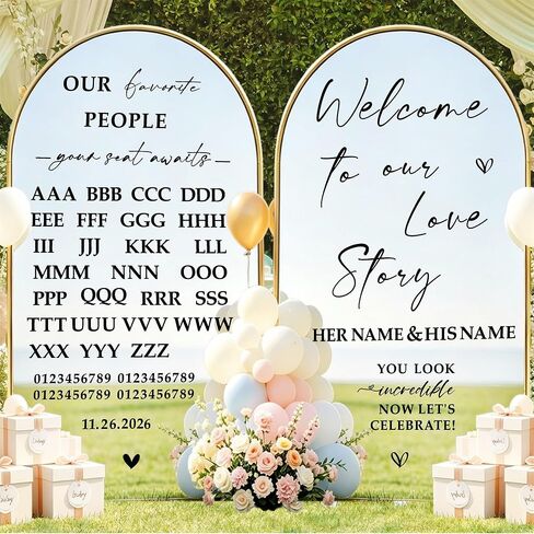 Custom Name Bridal Shower Signs Decals for Mirror DIY Wedding Welcome Sign for Selfie Mirror Balloon Arch Decor Removable Vinyl Letters for Bachelorette Engagement Marriage Party Reception Supplies in Kuwait