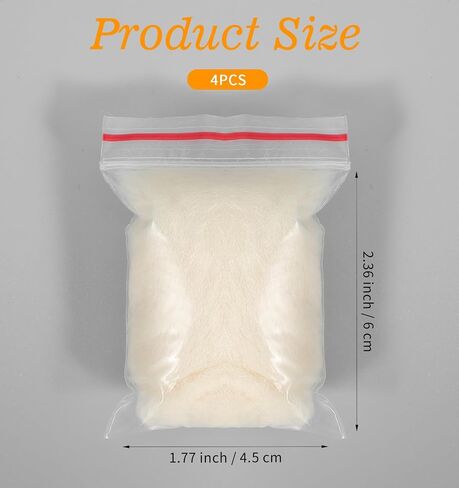 4 Pcs Lambswool Toe Separators, Soft Wool Cushions for Feet, Prevent Corns, Blisters, and Calluses, Comfortable Toe Protection for Women and Men in Saudi Arabia