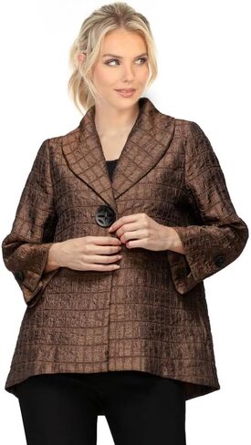IC Collection Textured Hi-Low Jacket in Saudi Arabia