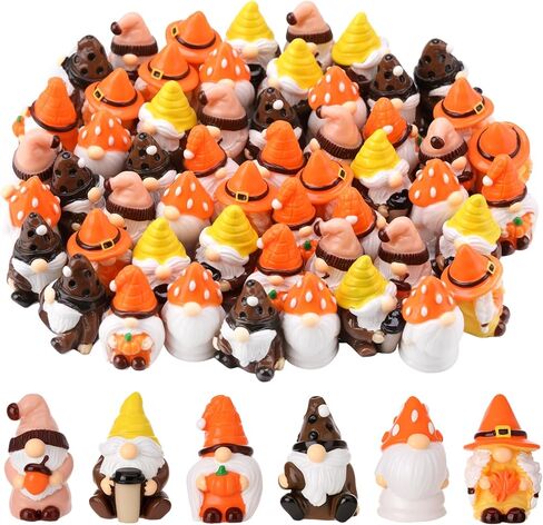 30 Pcs 4th of July Mini Gnomes Figurines Tiny Gnome Figures Independence Day Patriotic Mini Resin Gnomes Memorial Day Decor for Desktop Moss Landscape Cake Decor Party Favors in Kuwait