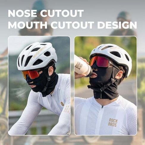 ROCKBROS Neck Gaiter for Men and Women, UPF 50+ Breathable Face Mask,Cooling Neck Scarf for Outdoor, Fishing, Cycling in Kuwait