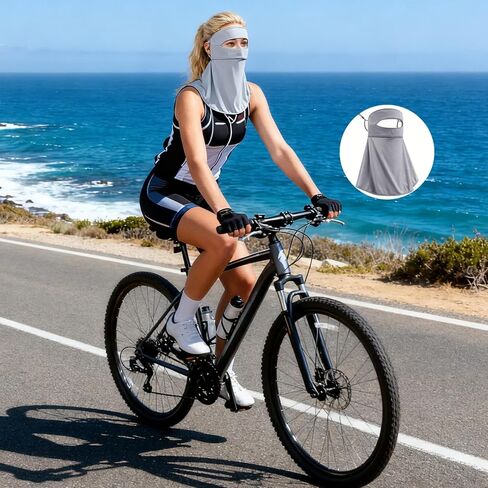 UV-Sun-Protection-Face-Mask for Women Men Cooling Breathable Full Face Masks for Summer Outdoor Sports in Saudi Arabia