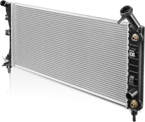 Auto Dynasty Radiator Compatible with 1999-2006 Silverado Sierra Yukon Tahoe Suburban 4.3L 4.8L 5.3L AT, DPI 2334 Factory Style 1-Row Cooling Radiator, 28-1/4" W X 18-11/16" H X 1" D in Kuwait