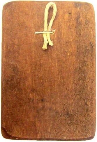 Wooden Greek Christian Orthodox Wood Icon of Saint Antonios Antony / A0 in Saudi Arabia