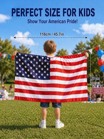 BAKUGOU America Flag Costume Kids Wearable US Flag Cape Outfits Patriotic USA Flag Cape in Saudi Arabia