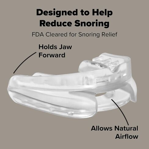 Dentemp SleepEasy Anti-Snoring Mouthguard – Value Pack (2 Mouthpieces + Fitting Handles) – Custom Boil-and-Bite Fit, Opens Airway to Reduce Snoring – Comfortable, Easy-Breathing Design in Saudi Arabia