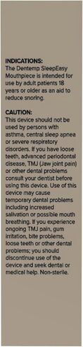 Dentemp SleepEasy Anti-Snoring Mouthguard – Value Pack (2 Mouthpieces + Fitting Handles) – Custom Boil-and-Bite Fit, Opens Airway to Reduce Snoring – Comfortable, Easy-Breathing Design in Saudi Arabia