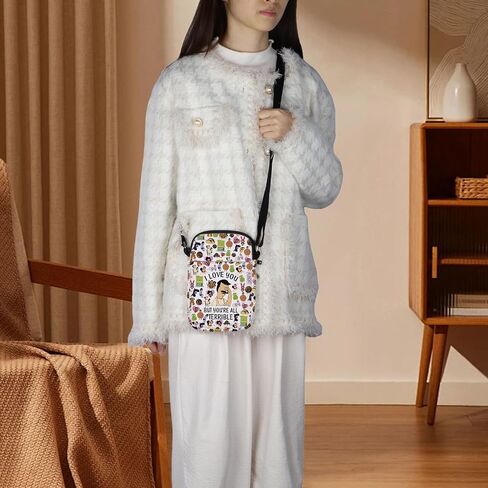 ZJXHPO TV Show Merchandise Cartoon Fans Cross Body Bag I Love You But You’re All Terrible Messenger Bag (Terrible CB) in Kuwait