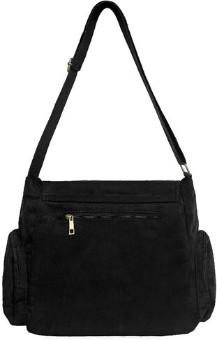 Pattern Messenger Bag Cute Suede Crossbody Bags Women/Men Shoulder Handbags Messenger Purses with Pockets in Saudi Arabia