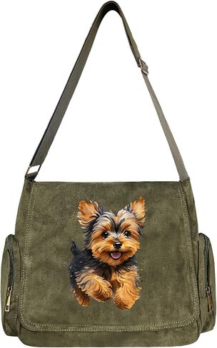 Pattern Messenger Bag Cute Suede Crossbody Bags Women/Men Shoulder Handbags Messenger Purses with Pockets in Saudi Arabia