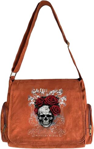 Pattern Messenger Bag Cute Suede Crossbody Bags Women/Men Shoulder Handbags Messenger Purses with Pockets in Saudi Arabia
