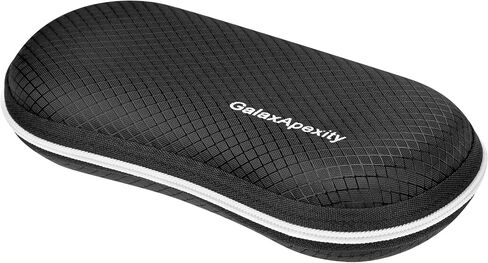 حافظة نظارات شمسية GalaxApexity، حافظة نظارة رياضية صلبة مقاومة للصدمات من مادة EVA، حامل نظارات بسحاب للسفر in Kuwait