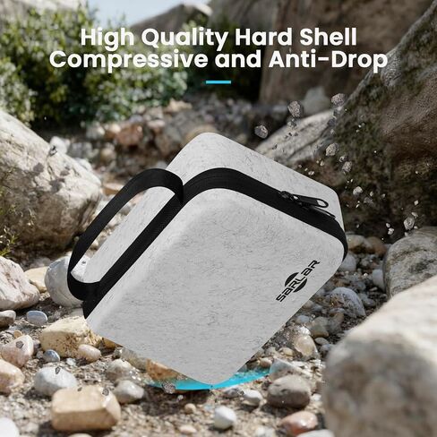 SARLAR Carrying Case for Xreal 1S/One Pro/One/Xreal Air Series AR Glasses, Odorless Felt Hard Shell Organizer for Original Eyewear Case, Beam Pro, HDMI/USB-C Hub, Common eyeglasses, Travel and Storage in Kuwait