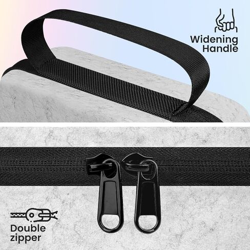 SARLAR Carrying Case for Xreal 1S/One Pro/One/Xreal Air Series AR Glasses, Odorless Felt Hard Shell Organizer for Original Eyewear Case, Beam Pro, HDMI/USB-C Hub, Common eyeglasses, Travel and Storage in Kuwait