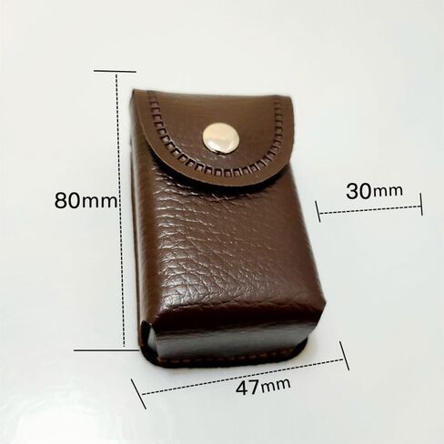2 Pack Reading Glasses Case with Hard Shell Protective Cover PU Leather Folding Reading Glasses Storage Pouch Belt Bag Protector Organizer for Foldable Readers Pocket Compact Folding Sunglasses in Saudi Arabia