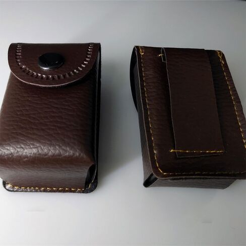 2 Pack Reading Glasses Case with Hard Shell Protective Cover PU Leather Folding Reading Glasses Storage Pouch Belt Bag Protector Organizer for Foldable Readers Pocket Compact Folding Sunglasses in Saudi Arabia