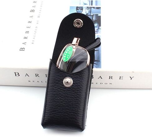 2 Pack Reading Glasses Case with Hard Shell Protective Cover PU Leather Folding Reading Glasses Storage Pouch Belt Bag Protector Organizer for Foldable Readers Pocket Compact Folding Sunglasses in Saudi Arabia