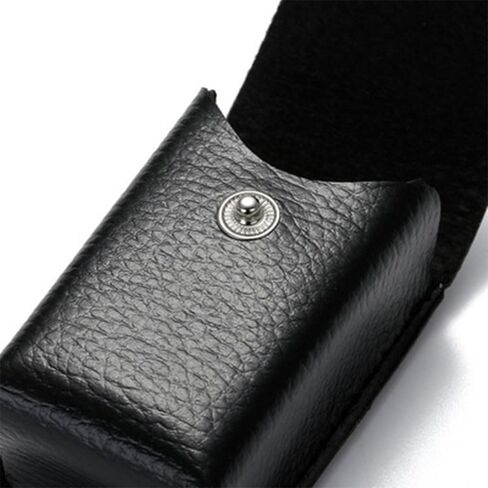 2 Pack Reading Glasses Case with Hard Shell Protective Cover PU Leather Folding Reading Glasses Storage Pouch Belt Bag Protector Organizer for Foldable Readers Pocket Compact Folding Sunglasses in Saudi Arabia