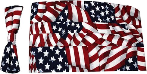 Classic American Flag Bow Tie and Cummerbund Set in Kuwait