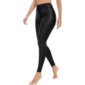 Hody Lovy Womens Black Leggings for Gym Workout High Waisted Tummy Control Yoga Pants in Saudi Arabia