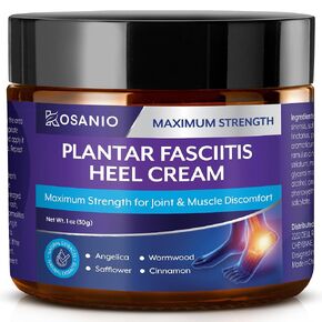 Plantar Fasciitis Relief Cream - Heel Discomfort Relief for Plantar Fasciitis, Foot, Knee, Hands, Legs - Natural Herbal Concentrate Formula in Kuwait