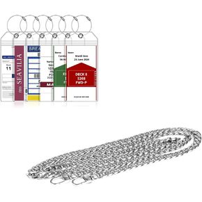 6 Pack Luggage Tags for Cruise Essentials 2025 Purse Chain Straps Replacement Cruise Lanyard for Ship Cards Travel Essentials Must Have by SEAVILIA in Saudi Arabia