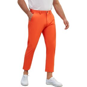 Men’s Cropped Chino Pants Lightweight Stretch Cotton Twill Athletic-Slim Taper for Modern Men in Saudi Arabia