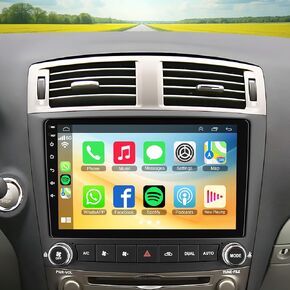 (4GB RAM 64GB ROM) Car Stereo Radio with CarPlay and Android Auto for Honda Civic 2006-2011, 10.1 Inch Android Touch Screen Bluetooth Radio, GPS Navigation, WiFi, HiFi Sound, Backup Camera, FM Radio in Saudi Arabia