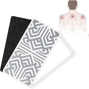 Reusable Pain Patch, for Sore Muscle Relief - Pain Relief Patches for Back, Foot, Knee, Neck & More, Easy Adhesive Application, Fast Acting - Includes 1 Patch, 3 Adhesives&1 Carry Case - 3pcs in Saudi Arabia