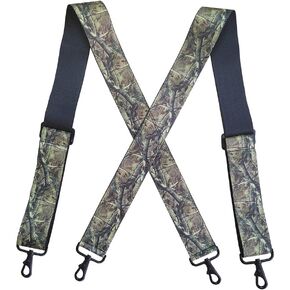 Camo Suspenders for Men Heavy Duty Big And Tall 2 Inch Full Elastic Adjustable Camouflage Suspenders For Hunting Work in Saudi Arabia