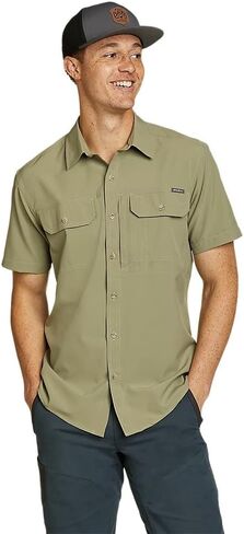 Eddie Bauer Men's Atlas Exploration Flex Short-Sleeve Shirt in Kuwait