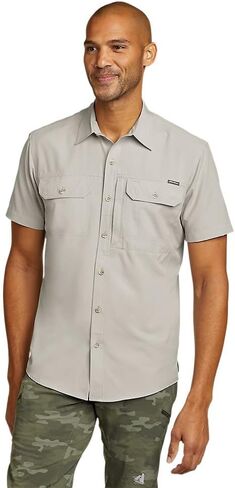 Eddie Bauer Men's Atlas Exploration Flex Short-Sleeve Shirt in Kuwait