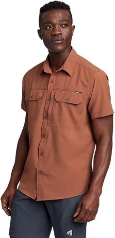 Eddie Bauer Men's Atlas Exploration Flex Short-Sleeve Shirt in Kuwait