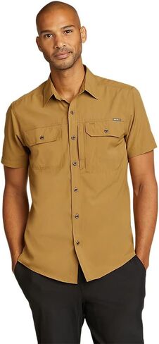 Eddie Bauer Men's Atlas Exploration Flex Short-Sleeve Shirt in Kuwait