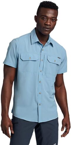 Eddie Bauer Men's Atlas Exploration Flex Short-Sleeve Shirt in Kuwait