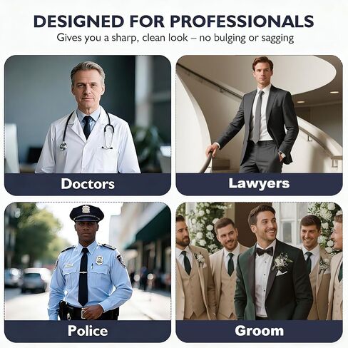 Shirt Stays for Men, No Sock Clips Belt Shirt Stay, 1.2-Inch Wide Skin-Friendly Elastic, Adjustable Waist 30–60 Inches, Keeps Shirts Tucked All Day, Discreet for Work & Uniform in Saudi Arabia