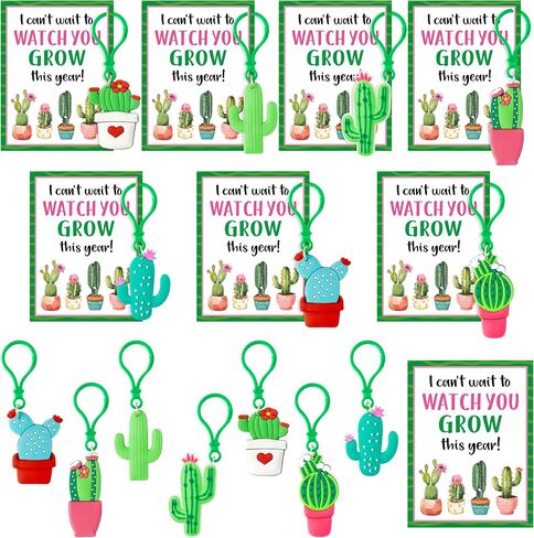 Haooryx Back to School Gift Card with Bee Keychains - 28 Pack Back to School Student Keychain with Greeting Cards Cute Bee Key Ring for Kids First Day of School Gift Class Reward Party Favor Supplies in Kuwait