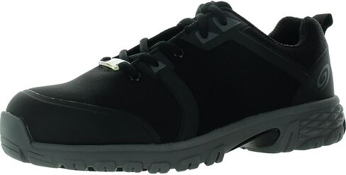 Nautilus Zephyr Men's Athletic Work Shoe by FSI Oil and Slip Resistant, Aluminum Alloy Safety Toe Cap, Static Disspative, N1312- Black in Kuwait