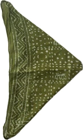 100% Cotton Bandana for Women – Soft Handmade Print Head Scarf, Square Hair Wrap, Lightweight Neck Scarf, Vintage Printed Headband, Multi-Purpose Hair Accessory for Daily Wear, Travel & Styling in Kuwait