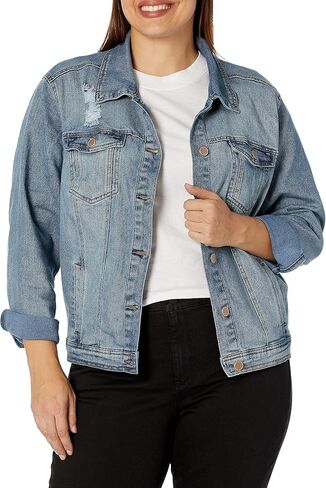 dollhouse Women's Genesis Plus Denim Jacket in Kuwait