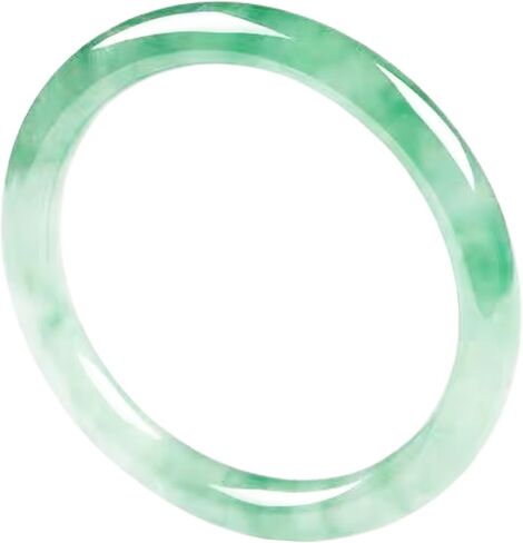Green Women's Bangle Bracelet Fashion Jadeite Retro Simple Parties Good Luck Bangle Valentine Jewelry Gift 2.4"/62mm (Green, Love) in Saudi Arabia