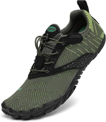 SAGUARO Mens Barefoot Shoes Wide Toe Box Minimalist Zero Drop Trail Running Shoes for Gym Hiking in Saudi Arabia